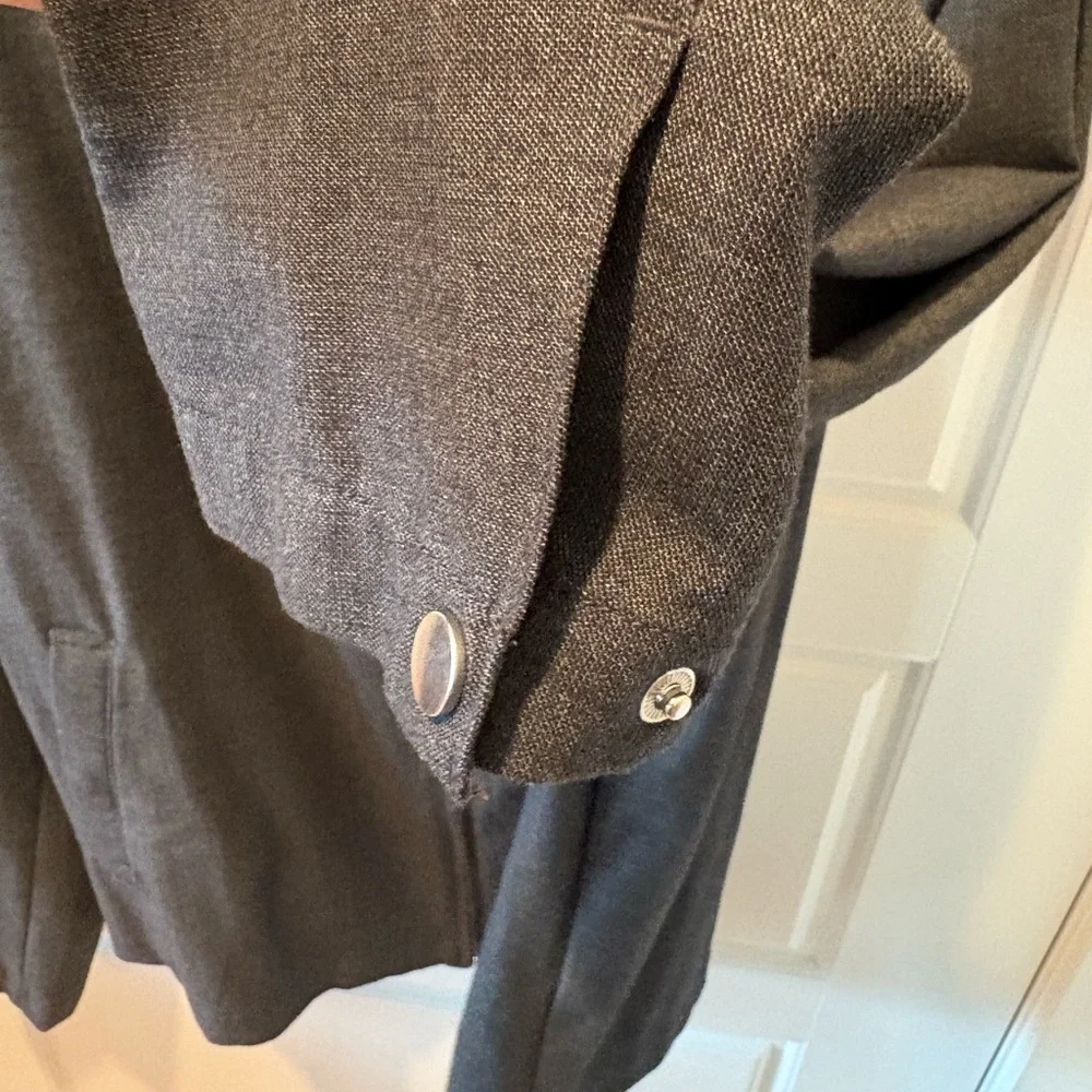 H & M Charcoal Gray Zip-Up Jacket